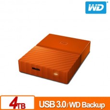 WD My Passport 4TB(橘) 2.5吋行動硬碟(WESN)